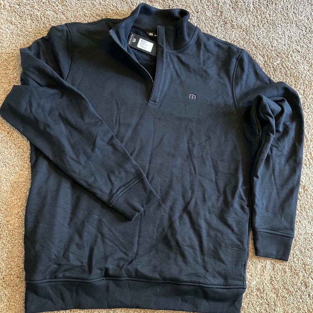 NWT Travis Mathew Hideaway Half Zip Sweater